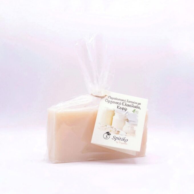 Soap with kefir and silk proteins - Spitiko