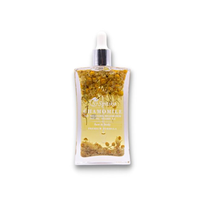 Face and body oil with chamomile – Spitiko