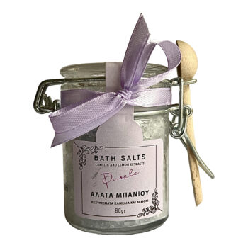 Bath Salts Camelia And Lemon Extracts / Purple