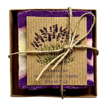 Handmade Greek Soaps With Organic Olive Oil For Body / Lavender