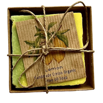 Handmade Greek Soaps With Organic Olive Oil For Body / Lemon