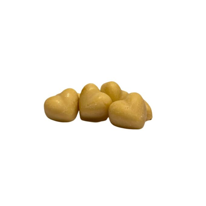 Soy wax heart melt with fragrance cookies