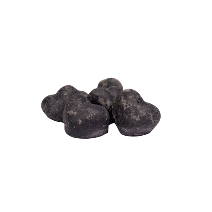 Soy wax heart melt with fragrance black orchid