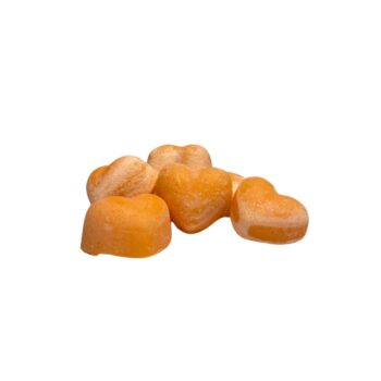 Soy wax heart melt with fragrance orange