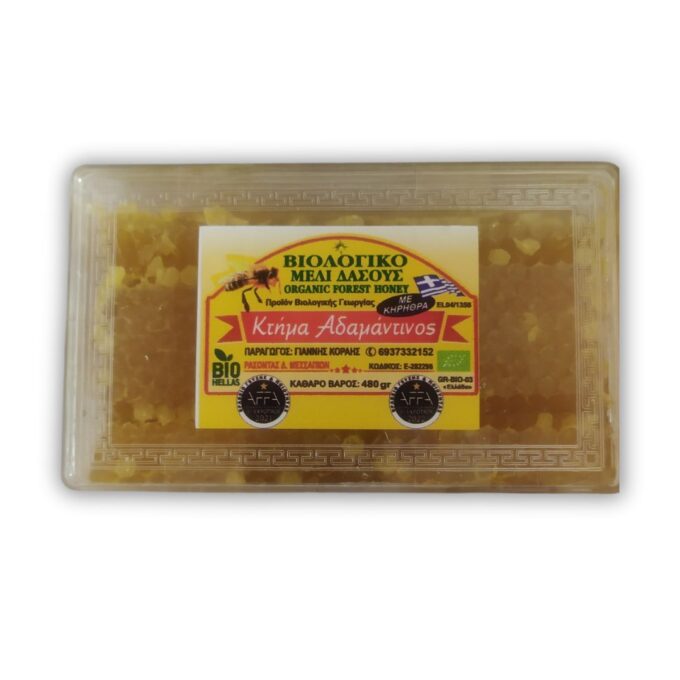 Organic honeycomb 230gr – Ktima Adamantinos